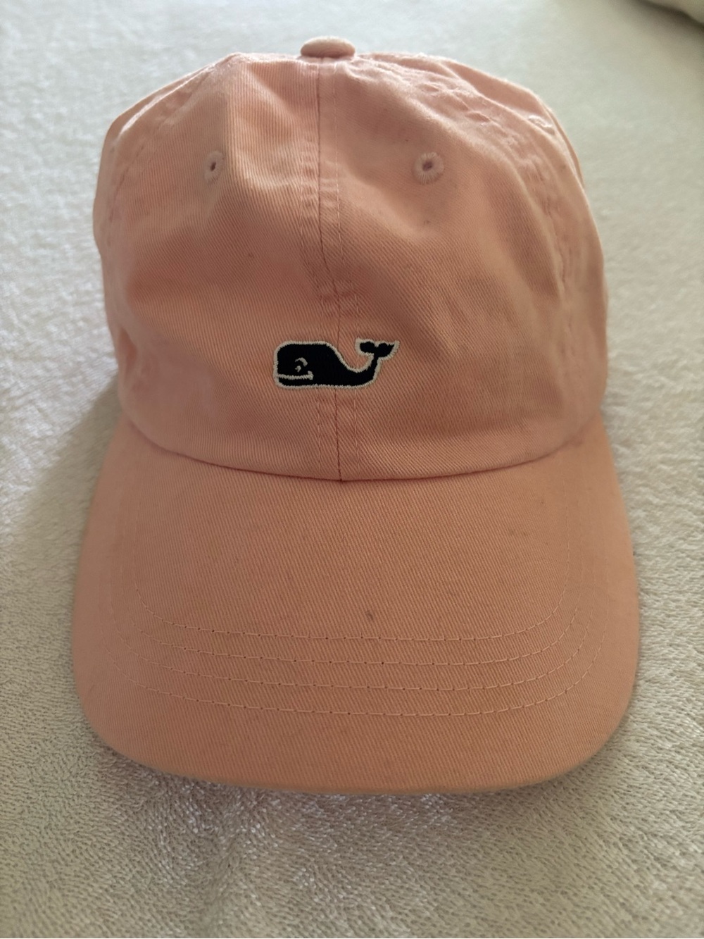 Vineyard Vines Kids Blush Pink Whale Cap
